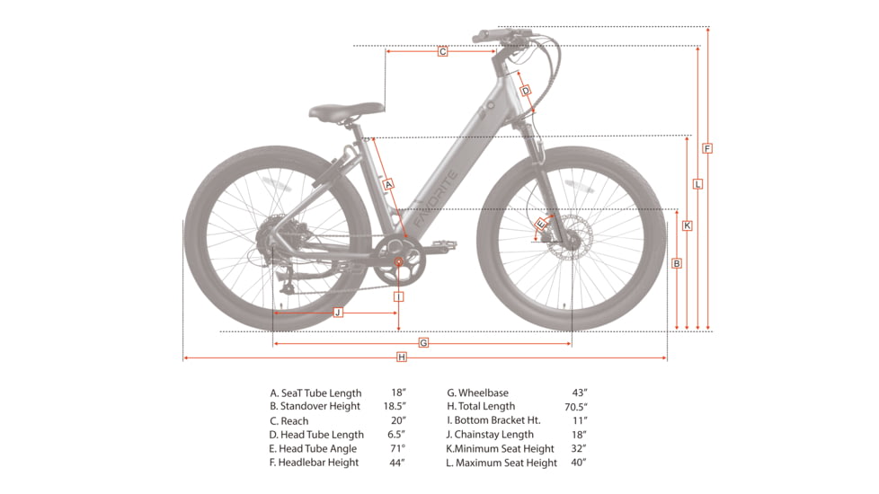 Favorite Hybrid ST Pro E-Bike, White, Medium, 10-50010