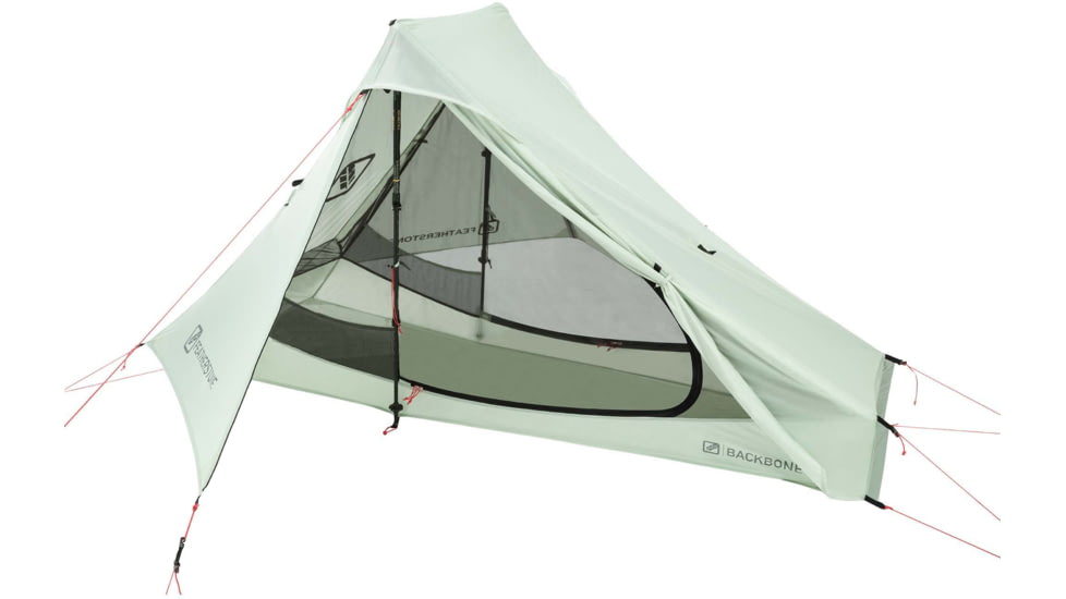 Featherstone Outdoor Backbone Trekking Pole Tent, 1 Person, Sage, BKBN1P