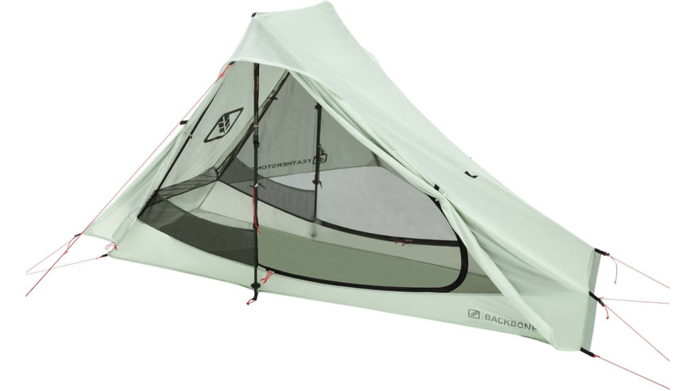 Featherstone Outdoor Backbone Trekking Pole Tent, 1 Person, Sage, BKBN1P