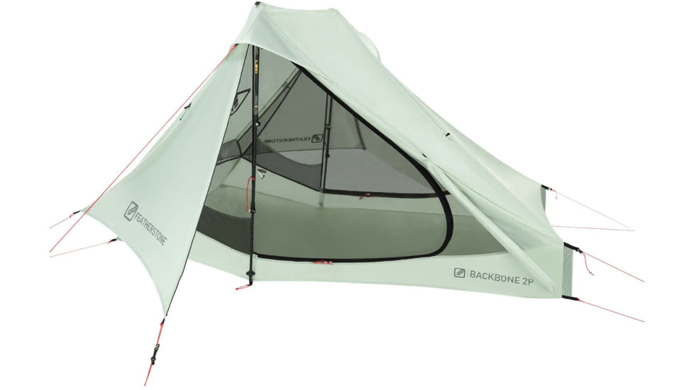 Featherstone Outdoor Backbone Trekking Pole Tent, 2 Person, Sage, BKBN2P