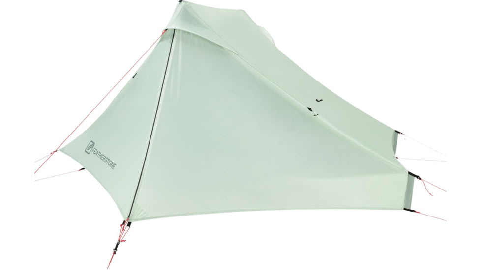 Featherstone Outdoor Backbone Trekking Pole Tent, Sage, 2 Person, BKBN2P