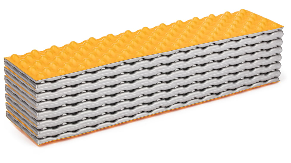 Featherstone Outdoor EL Cordion Ultralight Closed Cell Foam Sleeping Pad, Regular, Marigold, ELCORD-R
