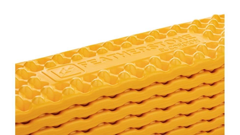 Featherstone Outdoor EL Cordion Ultralight Closed Cell Foam Sleeping Pad, Regular, Marigold, ELCORD-R