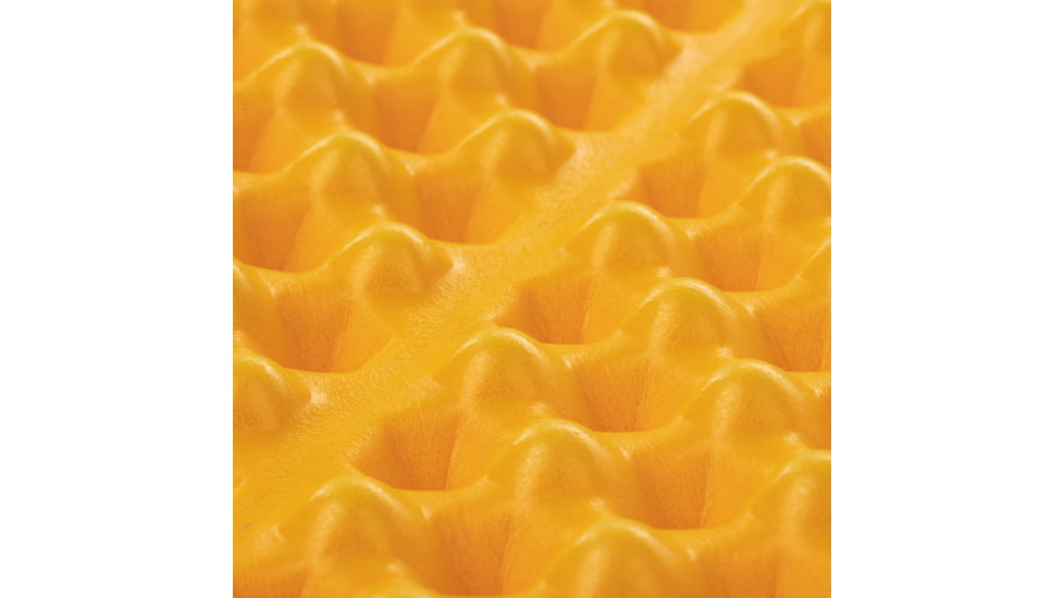 Featherstone Outdoor EL Cordion Ultralight Closed Cell Foam Sleeping Pad, Regular, Marigold, ELCORD-R