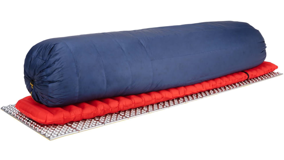 Featherstone Outdoor Moondance 25 Top Quilt Sleeping Bag Alternative, Regular/Regular, Navy/Marigold, MOONTQ-850R Navy/Gold
