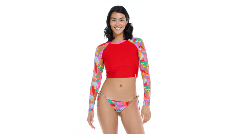 Body Glove Artistry Let It Be Crop Rashguard - Artistry / Multi CEC59613, S, Artistry / Multi, 39-637744-Artistry-Multi-S