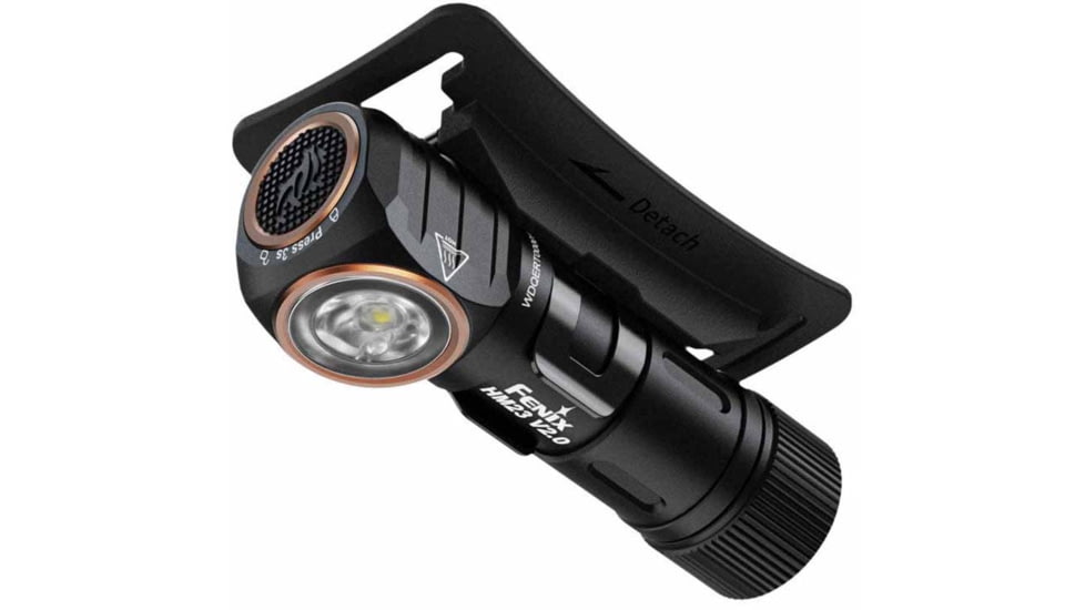 Fenix Lighting HM23 V2.0 300 Lumens Luminus SST20 LED Headlamp, Black, HM23V2BK