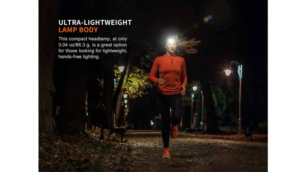 Fenix Lighting HM23 V2.0 300 Lumens Luminus SST20 LED Headlamp, Black, HM23V2BK