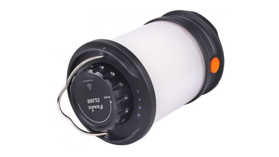Fenix CL30R Rechargeable Camping Lantern, 650 Lumens, Clear/Black FENIX-CL30R