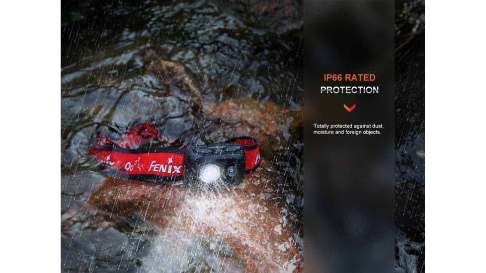 Fenix Lighting HL16 450 Lumens Luminus SST20 LED, 2835 LED Headlamp, Black, HL16LSBK