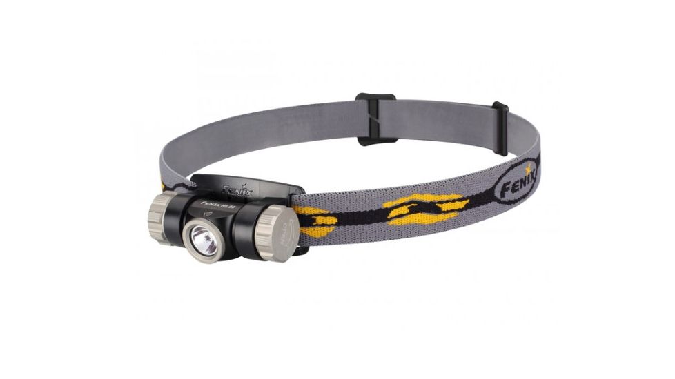 Fenix HL23 LED Headlamp with CREE XP-G2 - 150 Lumens - Grey - Uses 1 x AA, Black FENIX-HL23-XP-G2-GREY