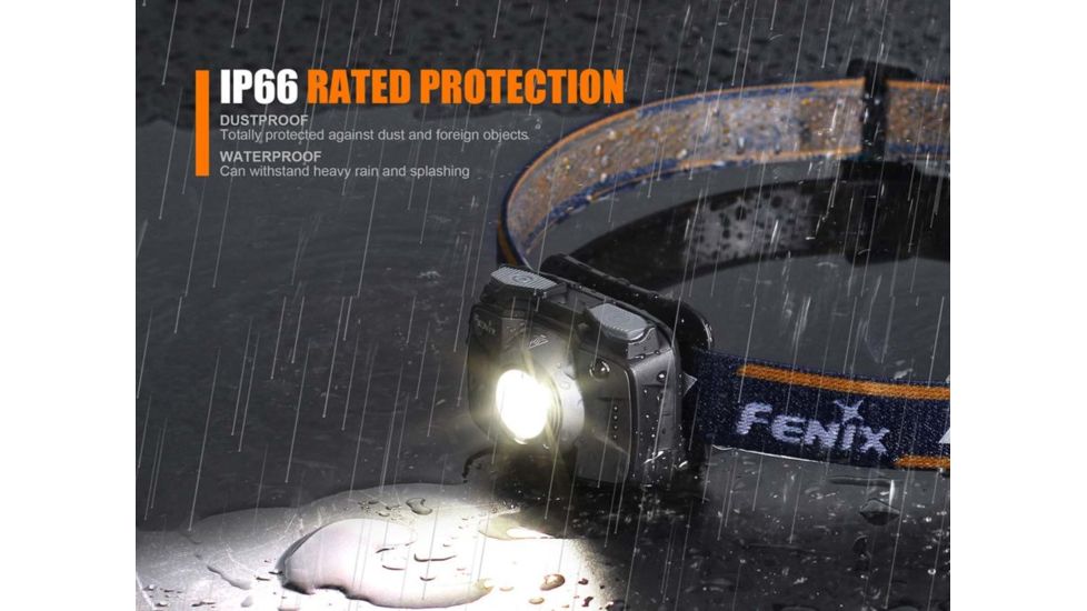 Fenix HL32R Rechargeable Headlamp w/ Battery, 600 Lumens, Gray HL32XPGY