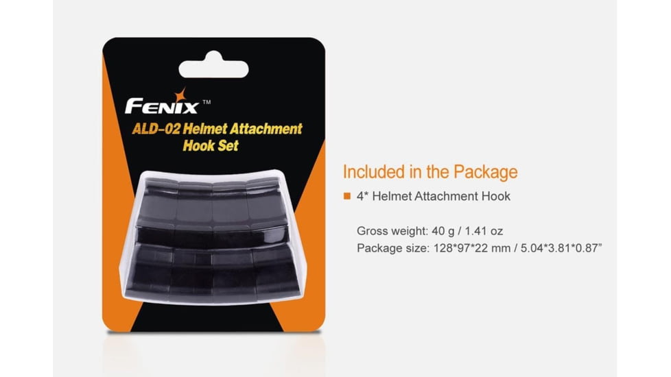 Fenix Lighting ALD-02 Helmet Headlamp Hooks