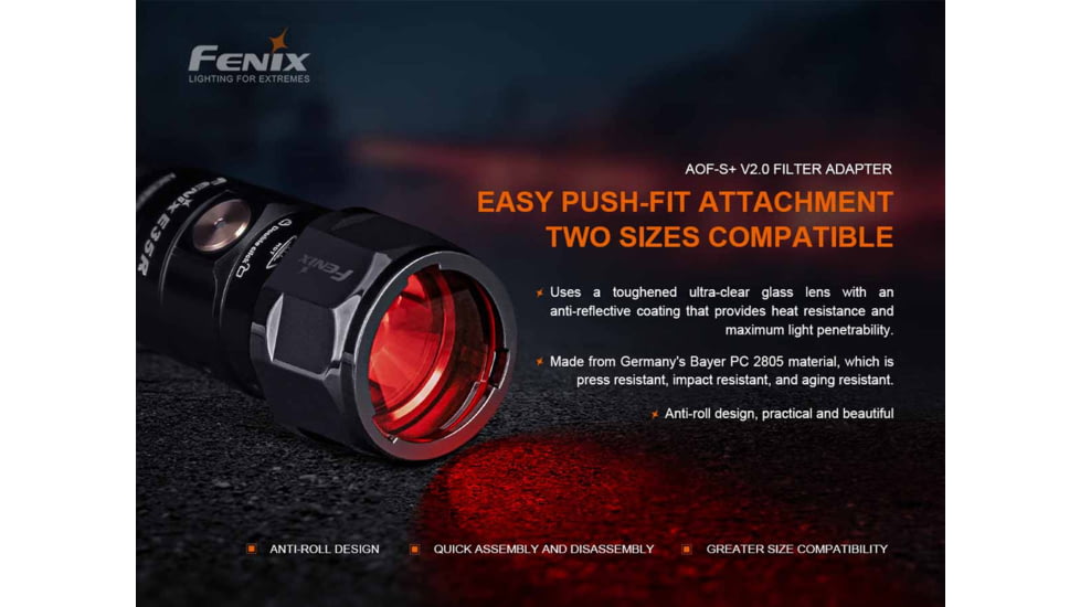 Fenix Lighting AOF-SV2R Filter Adapter