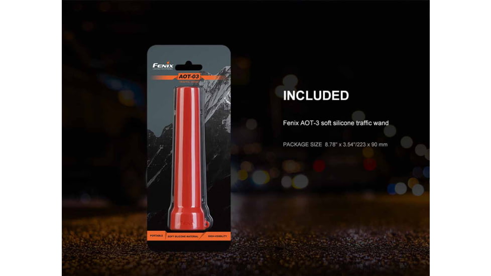 Fenix Lighting AOT-03 Traffic Wand, Red, AOT-03R