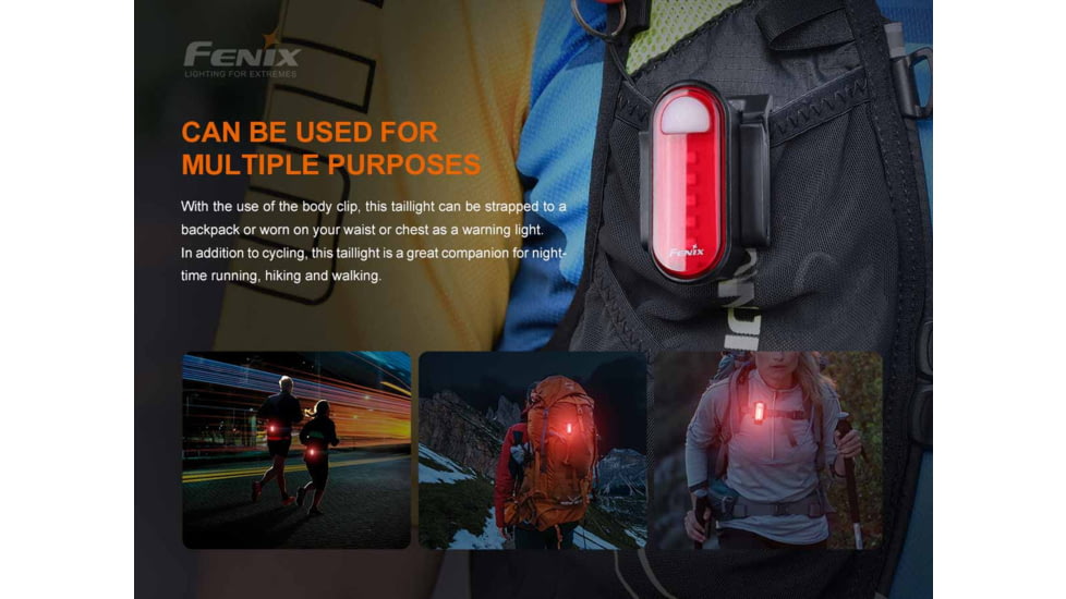 Fenix Lighting BC05R V2.0 Lithium Ion 15 Lumens Bike Lights