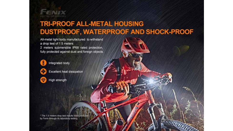 Fenix Lighting BC26R Lithium Ion 1600 Lumens Bike Lights