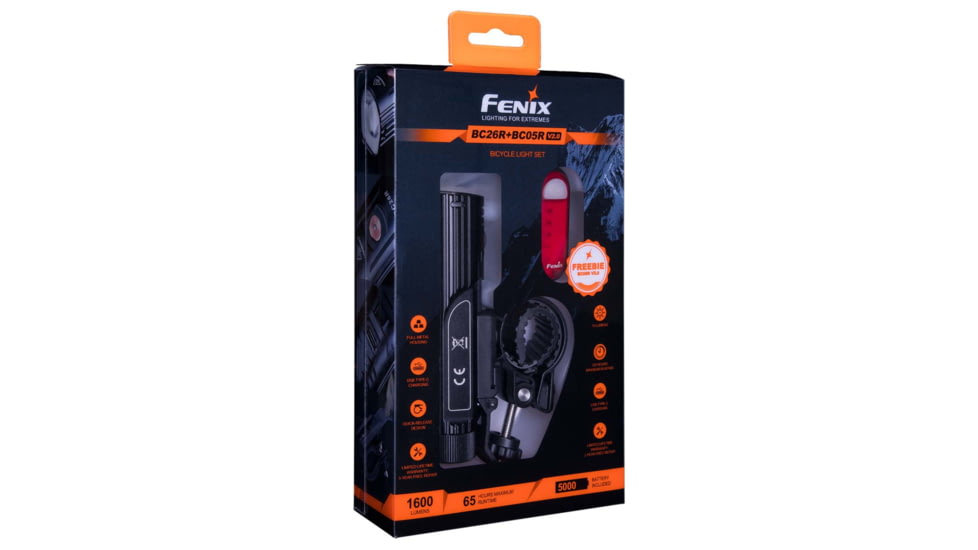Fenix Lighting BC26R Lithium Ion 1600 Lumens Bike Lights