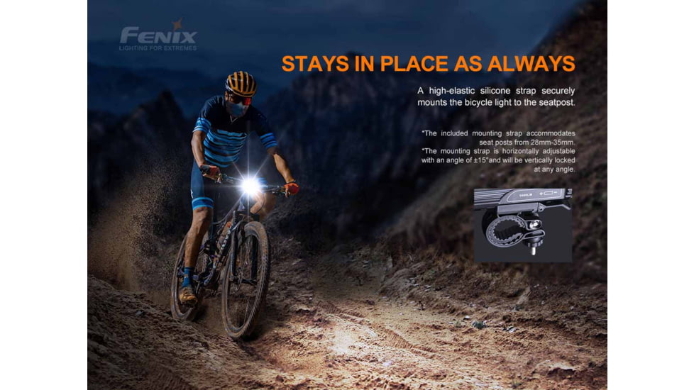 Fenix Lighting BC26R Lithium Ion 1600 Lumens Bike Lights