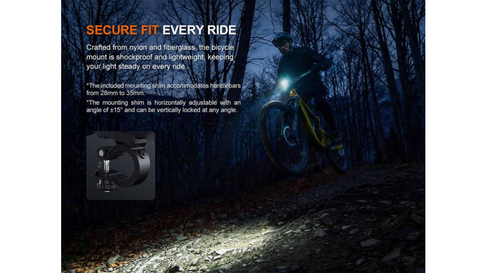 Fenix Lighting BC45R Rechargeable Bike Light, 3300 Lumen