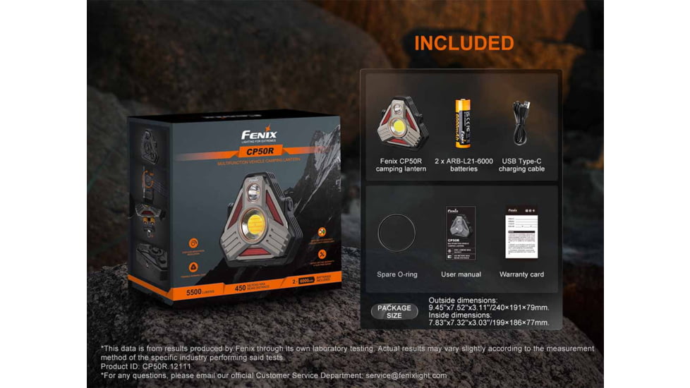 Fenix Lighting CP50R Lithium Ion 5500 Lumens Lanterns