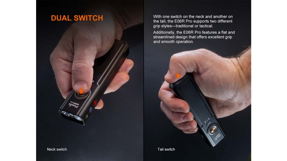 Fenix Lighting E06R PRO Lithium Ion 1600 Lumens Flashlight
