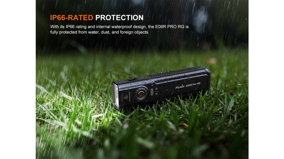 Fenix Lighting E06R PRO RG Lithium Ion 1600 Lumens LED Flashlight