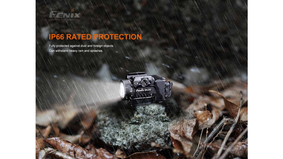 Fenix Lighting GL22 Lithium Ion 750 Lumens Luminus LED Flashlight, Black, GL22LSBK