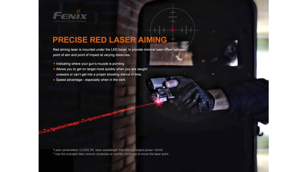 Fenix Lighting GL22 Lithium Ion 750 Lumens Luminus LED Flashlight, Black, GL22LSBK