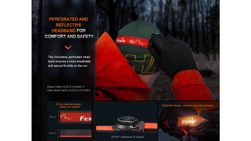 Fenix Lighting HL32R-T Lithium Ion 800 Lumens Headlamp