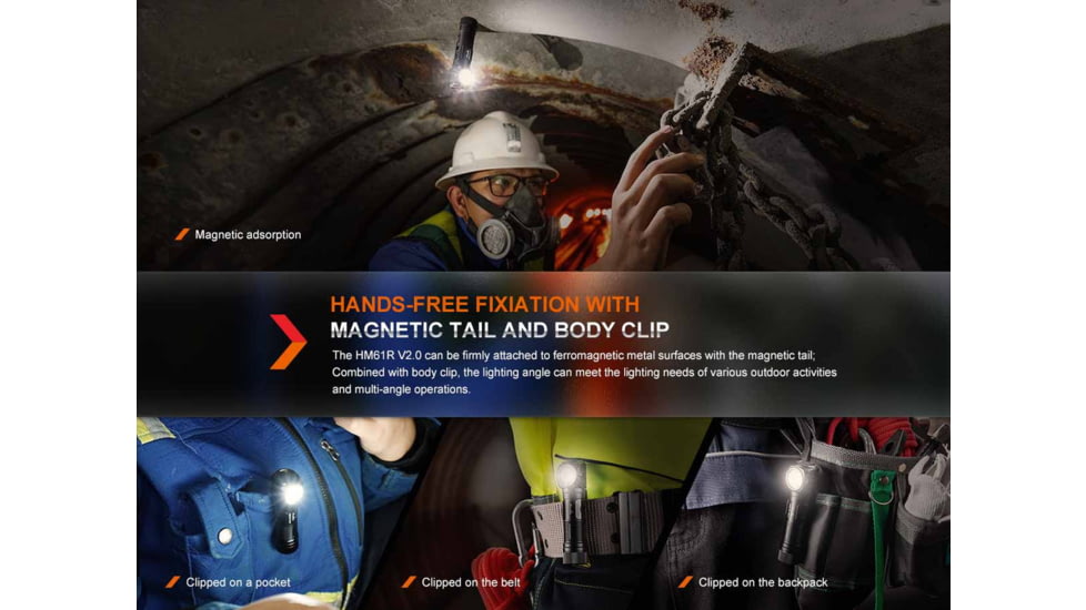 Fenix Lighting HM61R V2.0 Lithium Ion 1600 Lumens Headlamp