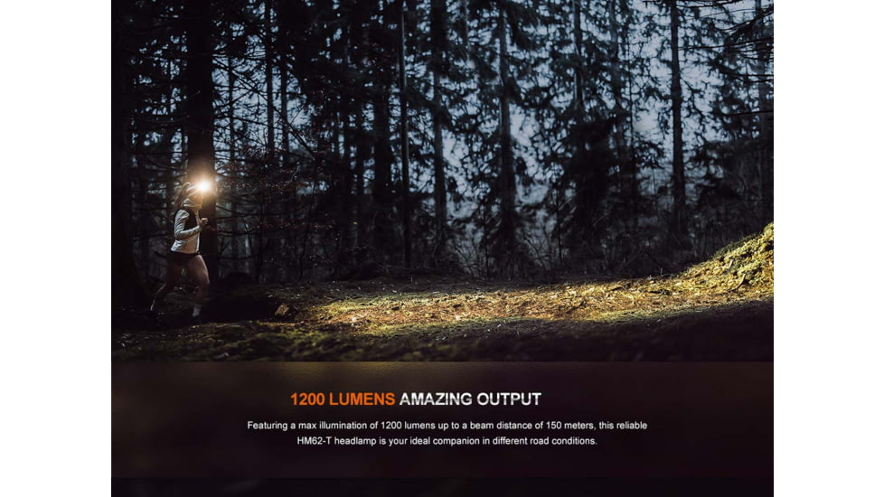 Fenix Lighting HM62-T Lithium Ion 1200 Lumens Headlamp