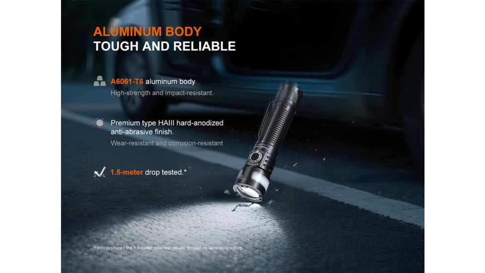 Fenix Lighting LD35R Lithium Ion 1800 Lumens COB, Luminus SST40 Gen2 LED Flashlight, Black, LD35RSBK