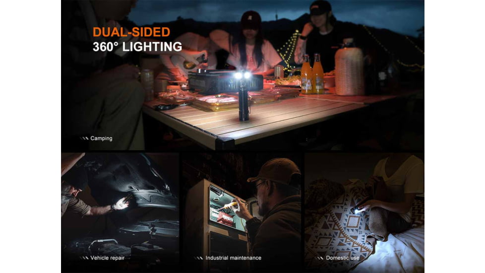 Fenix Lighting LD35R Lithium Ion 1800 Lumens COB, Luminus SST40 Gen2 LED Flashlight, Black, LD35RSBK