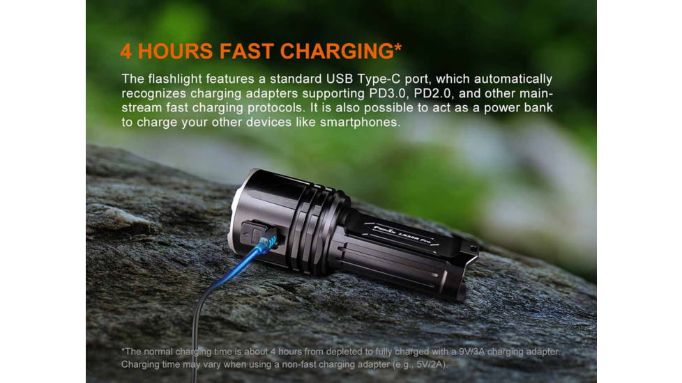 Fenix Lighting LR35R PRO Lithium Ion 10000 Lumens Flashlight