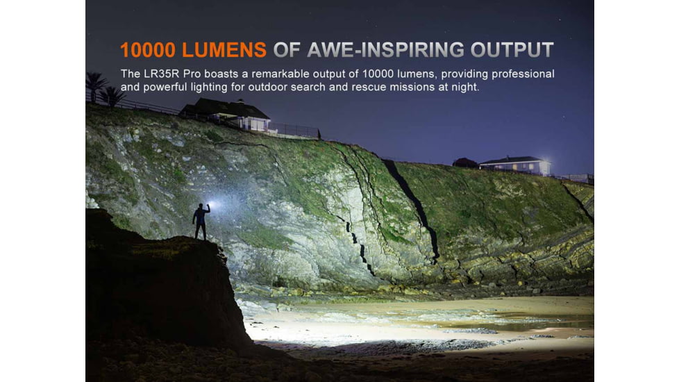 Fenix Lighting LR35R PRO Lithium Ion 10000 Lumens Flashlight