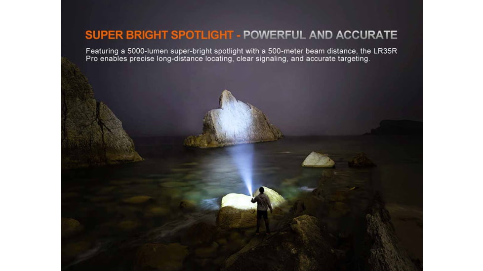 Fenix Lighting LR35R PRO Lithium Ion 10000 Lumens Flashlight