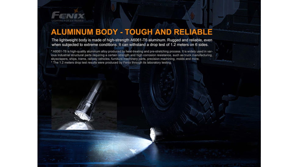Fenix Lighting LR50R Lithium Ion 12000 Lumens Flashlight