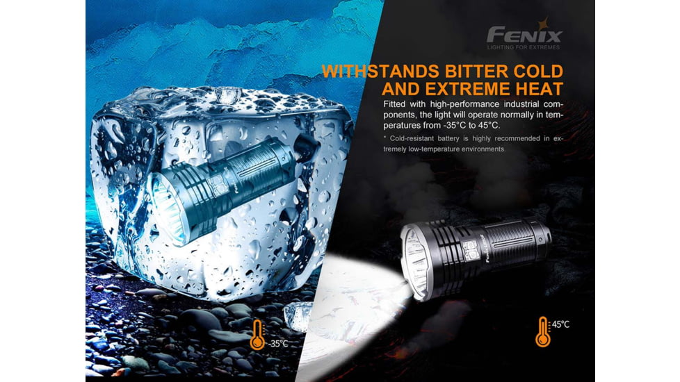 Fenix Lighting LR50R Lithium Ion 12000 Lumens Flashlight