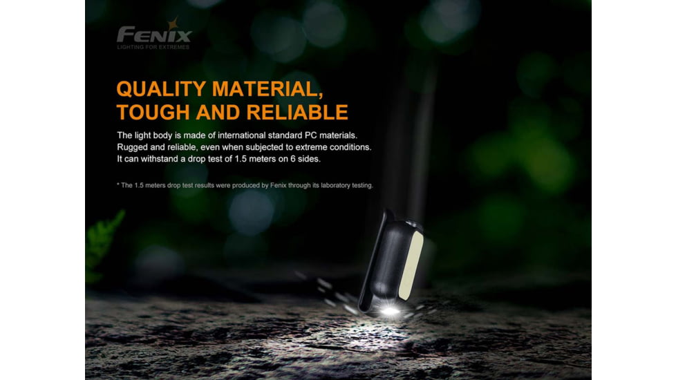 Fenix Lighting MINI-LITE 150 Lumens CA18 LED, Everlight 2835 LED Flashlight, Black, ELTBK