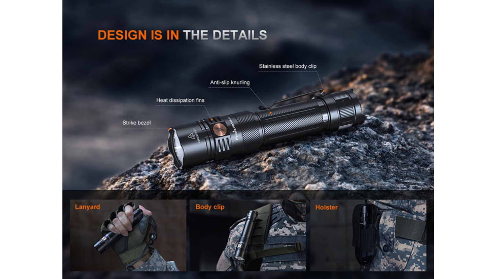 Fenix Lighting PD36R ACE Lithium Ion 3000 Lumens Flashlight