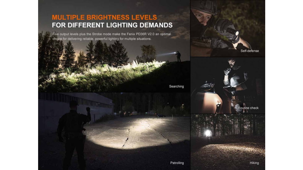 Fenix Lighting PD36R V2.0 Lithium Ion 1700 Lumens Flashlight