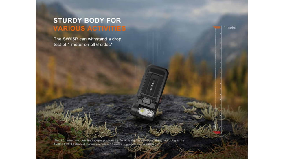 Fenix Lighting SW05R-RED Lithium Ion 150 Lumens Flashlight