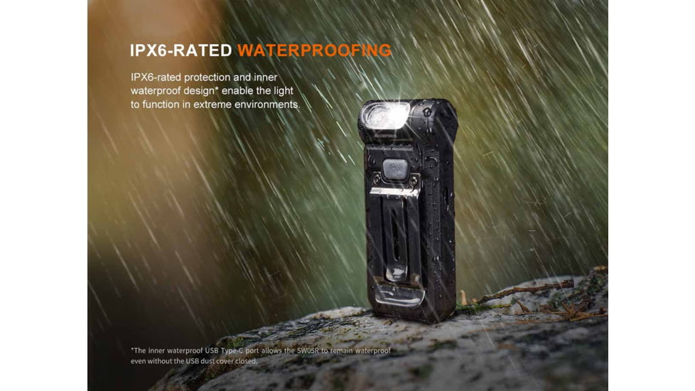 Fenix Lighting SW05R-RED Lithium Ion 150 Lumens Flashlight
