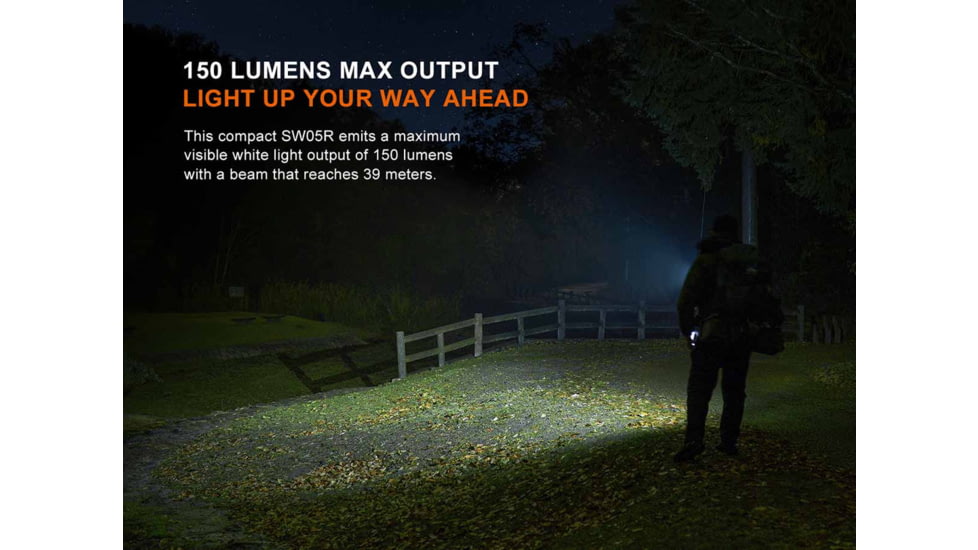 Fenix Lighting SW05R-UV Lithium Ion 150 Lumens Flashlight