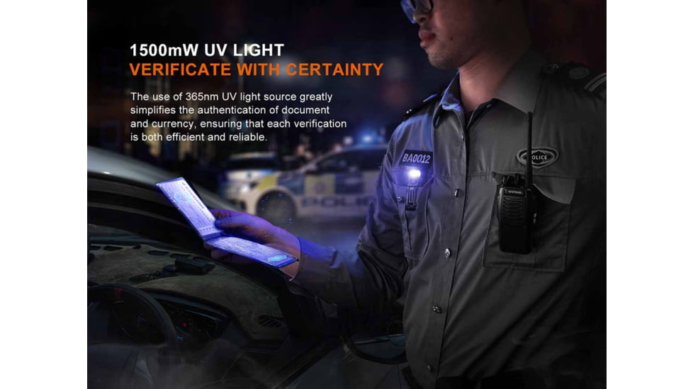 Fenix Lighting SW05R-UV Lithium Ion 150 Lumens Flashlight