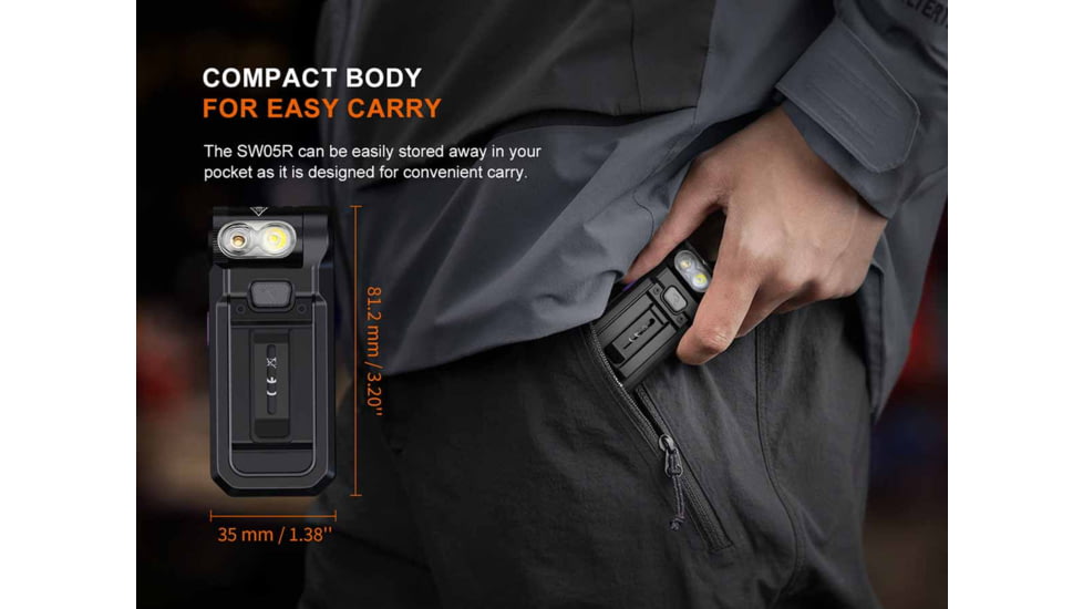 Fenix Lighting SW05R-UV Lithium Ion 150 Lumens Flashlight