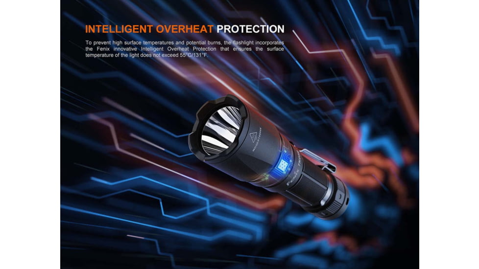 Fenix Lighting TK05R Lithium Ion 1000 Lumens Osram CSLPM1.TG LED Flashlight, Black, TK05ROBK