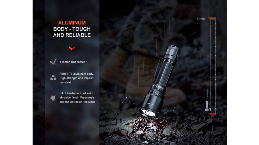 Fenix Lighting TK11R Lithium Ion 1600 Lumens Luminus SFT40 LED Flashlight, Black, TK11RXBK