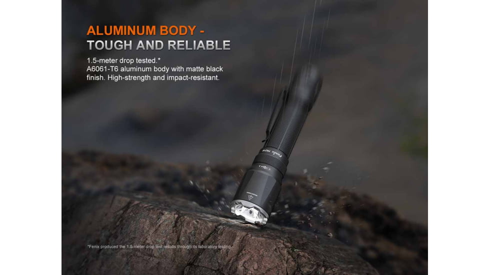 Fenix Lighting TK21R Lithium Ion 3600 Lumens Luminus SFT90 Flashlight, Black, TK21RSFBK